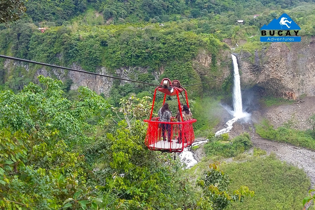 Waerfalls rute baños pailon del Diablo